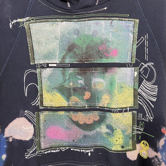 Claire Barrow Alien Encounter Hoodie Medium - Picture 2 of 7